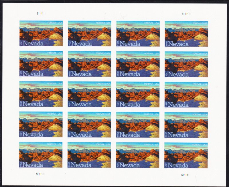 4907 Sheet of 20, MNH, XF