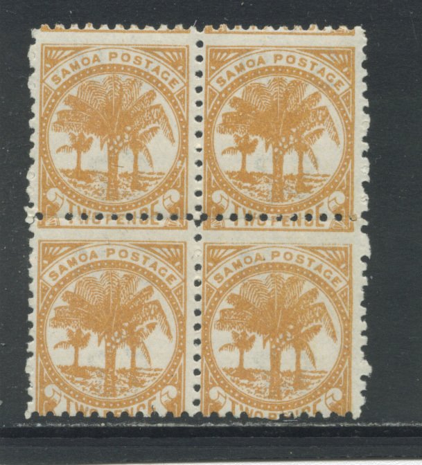Samoa 13g  MH blk of 4 cgs
