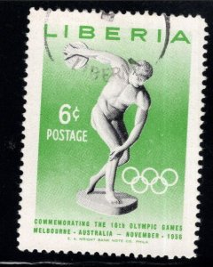 LIBERIA Scott 359 Used Olympic stamp