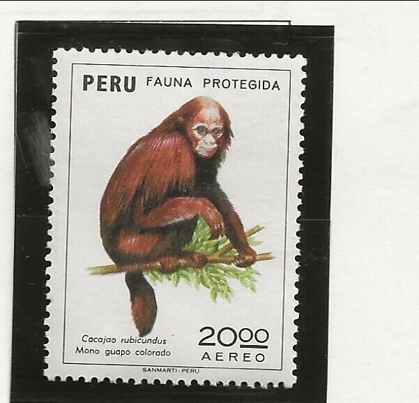 PERU Sc C411-12 NH issue of 1974 - ANIMALS 