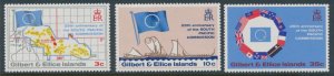 Gilbert & Ellice Islands 1972 Sc 196-198 MNH 25th Anniversary Sth Pacific Commis