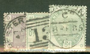 LH: Great Britain 98-107 used CV $2150; scan shows only a few