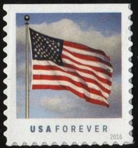 SC#5055 (49¢) U.S. Flag Booklet Stamp: APU (2016) SA