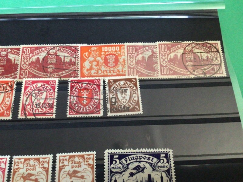 German Danzig mounted mint and used stamps A17304