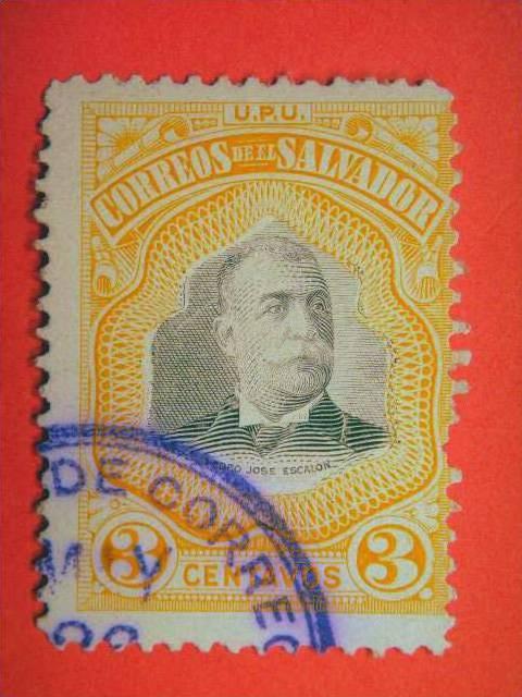 EL SALVADOR, 1906, used 3c. President Pedro Jose Escalon