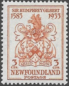 Newfoundland Scott Number 214 FVF H Cat C$3