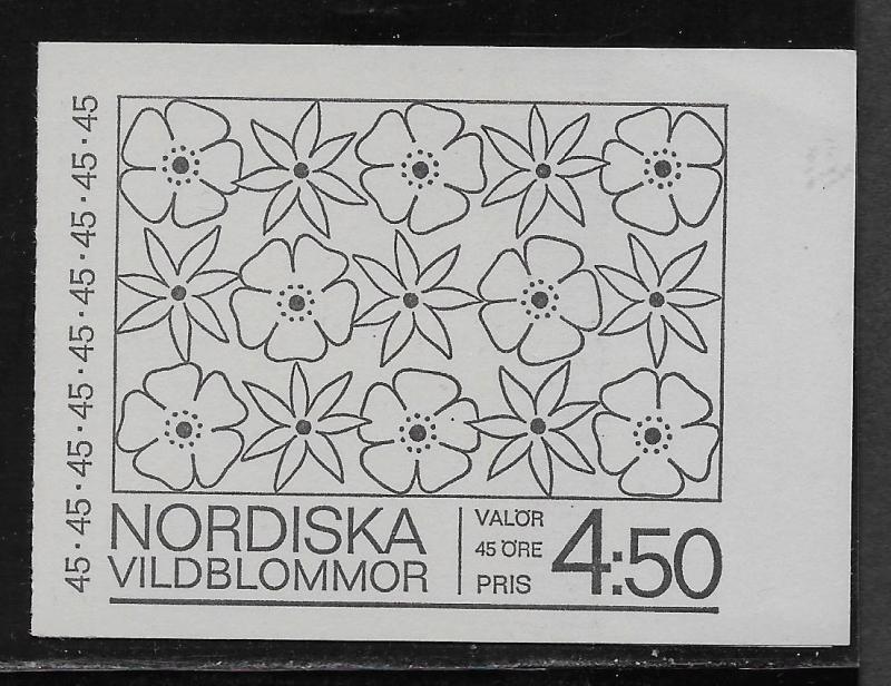 SWEDEN SC# 786a COMP BKLT/10   FVF/MNH 1968