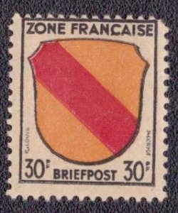 Germany -French Occupation 1945 -  4N10 MH