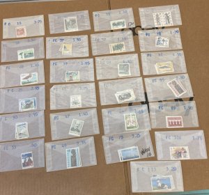 ATTENTION WORLD STAMP COLLECTORS!  FAROE ISLANDS 24 DIFFERENT MINT SETS FS9