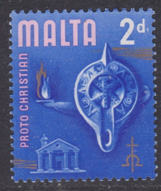 Malta 1965 Proto Christian Era 2d Mint Hung SG 333 VGC