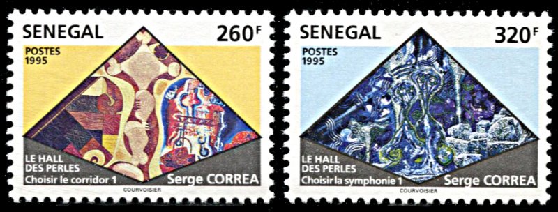Senegal 1207-1208, MNH, Serge Correa Artwork
