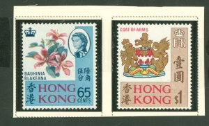 Hong Kong #245-6 Mint (NH) Single (Complete Set)
