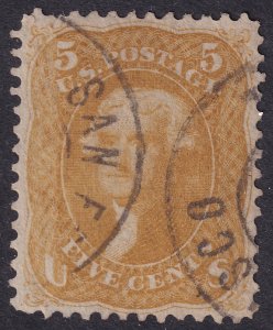 #67a Used, VF, Clean, neat cancels (CV $1100 - ID43661) - Joseph Luft