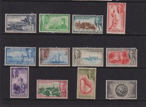 Barbados - 1950 set Mint, NH - cat. $ 76.10