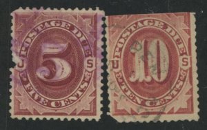 United States #J25-6  Multiple