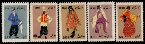 IRA 1015-9 MNH 1955 Regional Costumes CV $125.00 (H) (this set MNH)