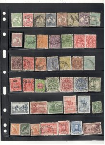 AUSTRALIA COLLECTION ON STOCK PAGES MINT/USED