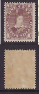 Newfoundland-Sc#41- id24-unused og NH  1c Prince of Wales-four very small gum sp