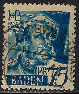 Germany Baden 5N11 VFU Z8184-1