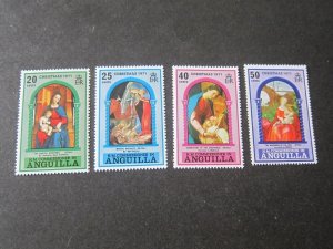 Anguilla 1971 Sc 132-5 Christmas Religion set MNH