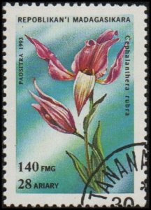Malagasy Republic 1275 - Cto - 140fr Orchid (1993)