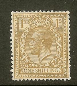 Great Britain, Scott #200, 1sh King George V, Wmk 35, MH