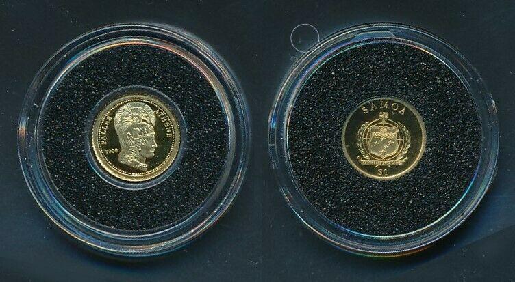 [99484] Samoa 2009 1 Dollar Pallas Athene Proof Gold 999 /  0,50 gram