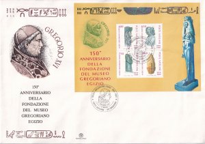 1989 - Vatican # 829  - Sheet  - FDC