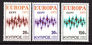 Cyprus 380-382 Europa MNH VF