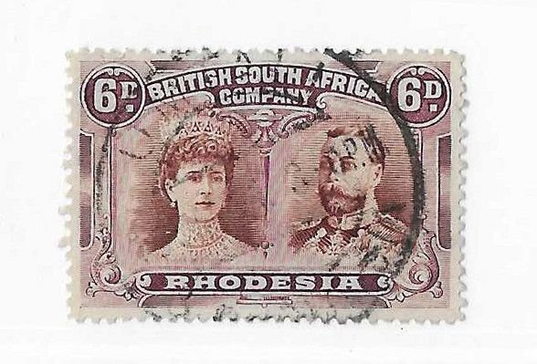 Rhodesia Sc #108 6p  used VF