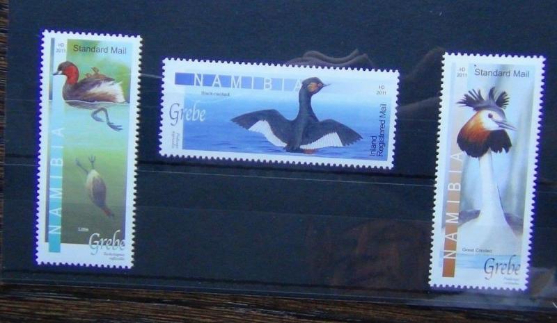 Namibia 2011 Grebes of Namibia set MNH Birds