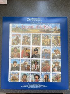 United States 2870 Legends of the West Recalled Sheet MNH KSPhilatelics