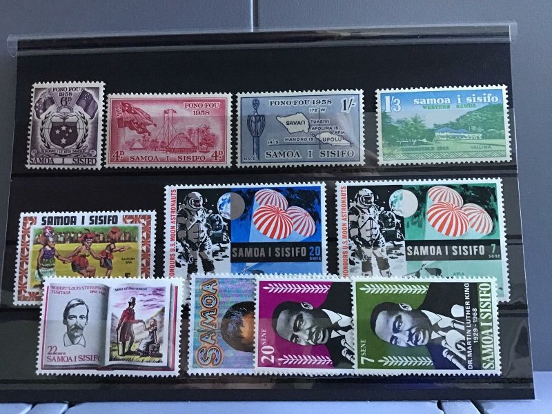 Samoa I Sísifo mounted mint and mint never hinged  stamps  R24721