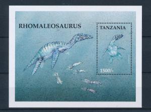 [26787] Tanzania 1999 Pre Historic Animals Dinosaurs MNH  Souvenir Sheet