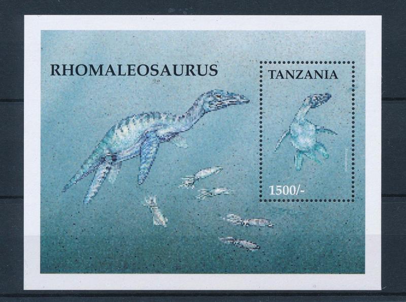 [26787] Tanzania 1999 Pre Historic Animals Dinosaurs MNH  Souvenir Sheet