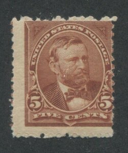 1894 US Stamp #255 5c Mint Hinged Average Original Gum Catalogue Value $110