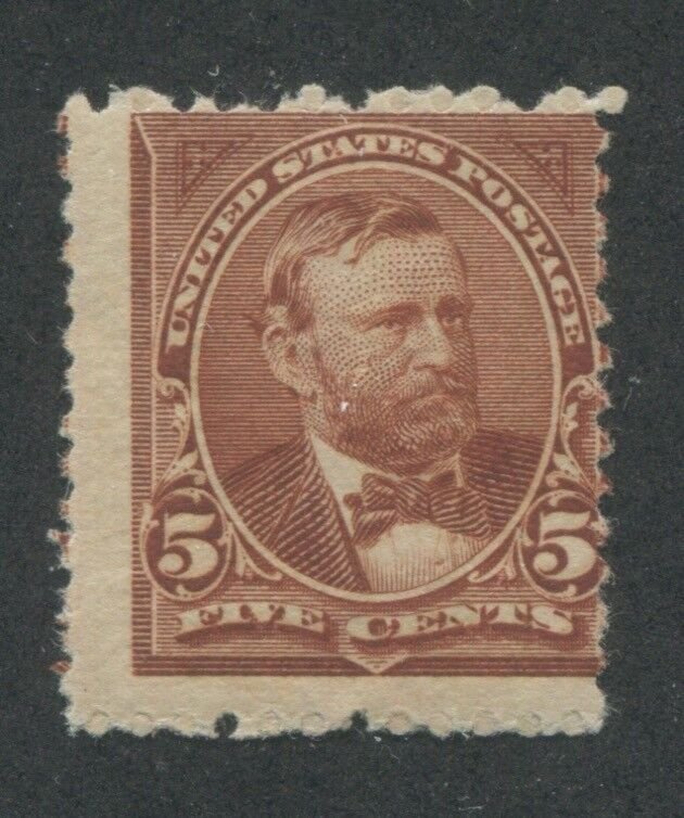 1894 US Stamp #255 5c Mint Hinged Average Original Gum Catalogue Value $110