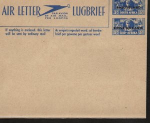 1944 Basutoland Air Letter Sheet FG1 Mint