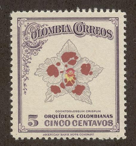 COLOMBIA SC# 549 F-VF MNH 1947