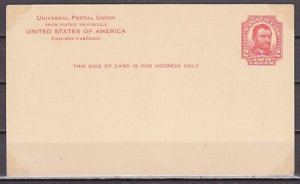 United States, Mint 2 Cent Postal Card Surcharged by 1 Cent ^