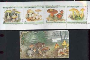 Booklet - Belgium 1991 Fungi 56f booklet complete and pri...