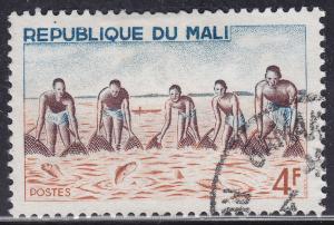 Mali 89 CTO 1966 Large Net Group Fishing