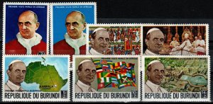 Burundi #B38-44  MNH CV $6.60 (X8375)
