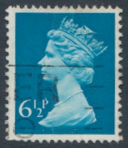 GB  Machin 6½p SG X872 1 band  Used SC# MH60  see scans & details