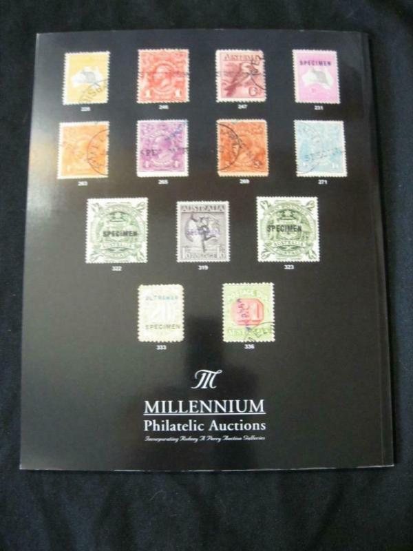 MILLENIUM AUCTION CATALOGUE 2012 AUSTRALASIA GEORGE VI 'PERICLES' & SPECIMEN UPU