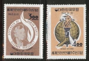 Korea Scott 414-5 MH* 1963 set