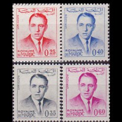 MOROCCO 1965 - Scott# 111-4 King Issued 1965 Set of 4 NH