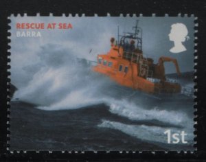 Great Britain 2008 MNH Sc 2557 1st Barra Rescue at Sea Ships