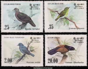 Sri Lanka Scott 691-694 Mint never hinged.