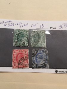 Transvaal Scott #269-71 Used - See  Listings For British Colony And Hard Stamps! 